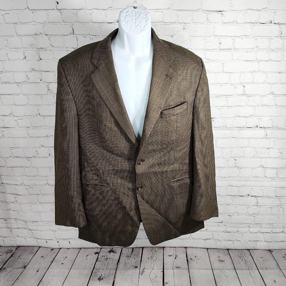 Chaps Ralph Lauren Filenes Pure Wool Single Breast Men's Sport Coat Size 42R